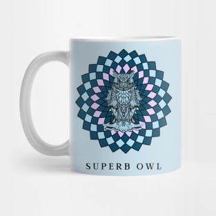 Superb Owl Mandala Mug